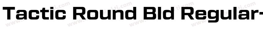 Tactic Round Bld Regular字体转换